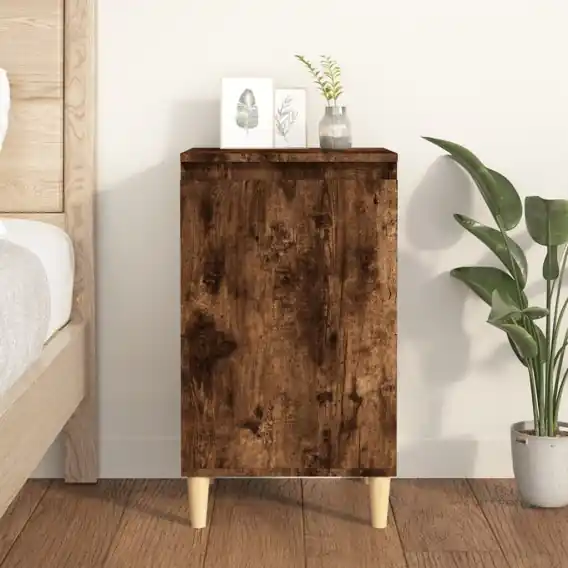 Szafka nocna, przydymiony dąb, 40x35x70 cm Lumarko! - Hurtownia wielobranżowa Lumarko Ostatnie sztuki